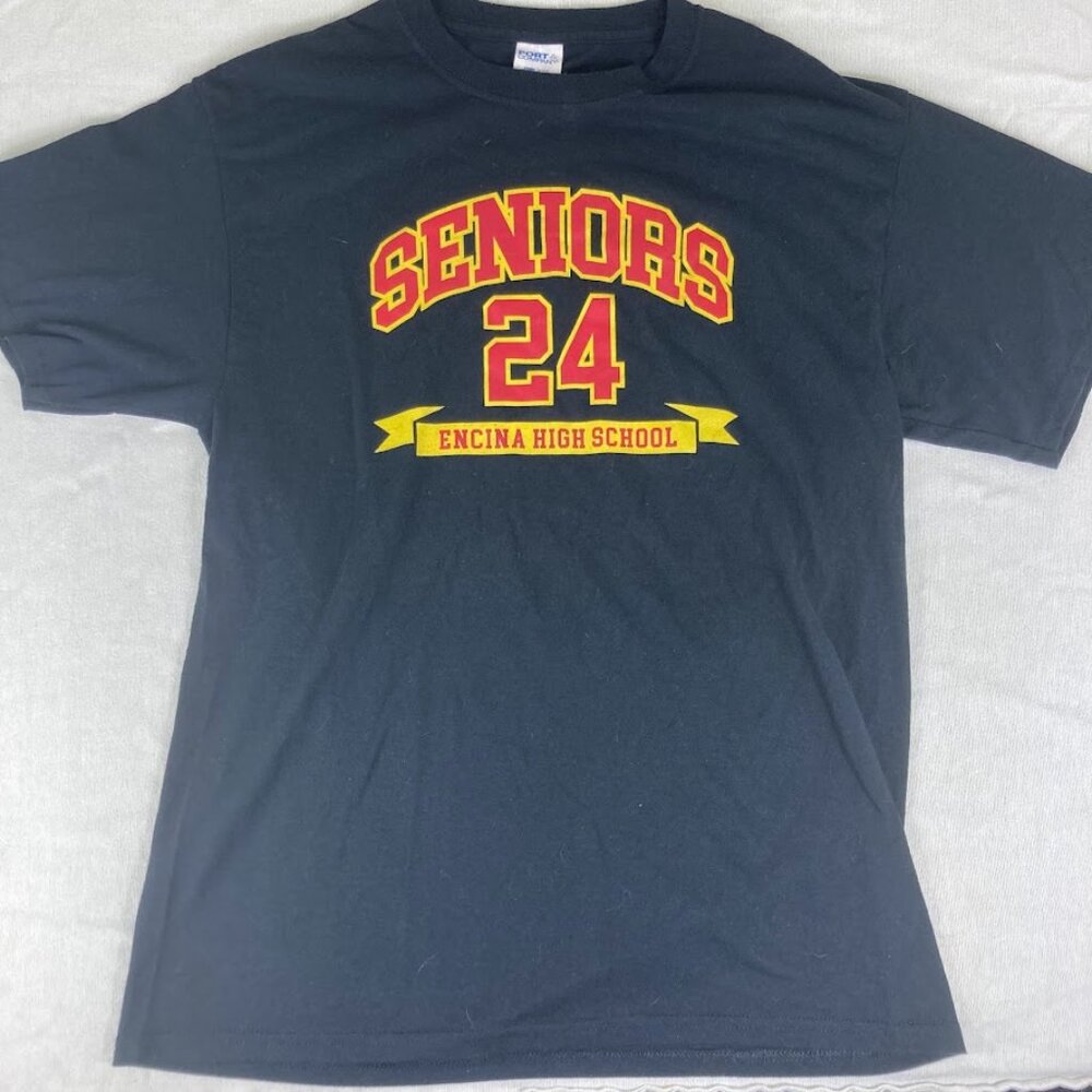 Encina High School Seniors 2024 Women’s T-Shirt Size M Black